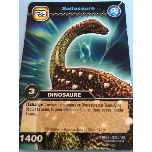 Carte Dinosaur King : Saltasaure - 1400 - 2008