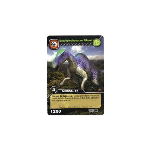 Carte Dinosaur King Brachylophosaure Affamé - 1200