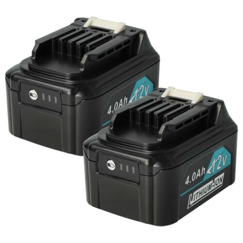 vhbw 2x Batterie compatible avec Makita DF331DSMJ, DF331DSME, DF331DWAX2, DF331DSAE, DF331DS, DF331DWAE outil électrique (4000 mAh, Li-ion, 12 V)