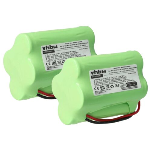 vhbw 2x Batterie compatible avec Uniden Bearcat UBC120XLT, UBC180XLT, UBC220XLT, UBC280XLT radio talkie-walkie (1200mAh, 4,8V, NiMH)