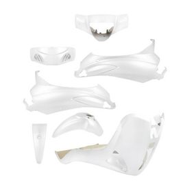 Kit Carénage Tnt Pour Scooter Piaggio 50 Liberty Rst 4t Après 2004 Blanc Perle Neuf