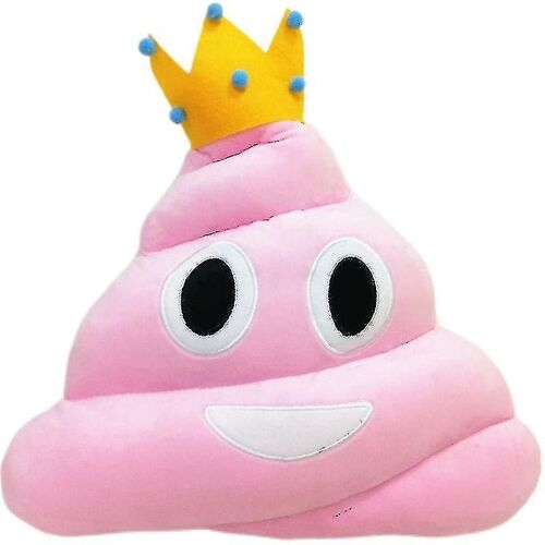 Coussin caca 35 x 30 cm Coussin moelleux Emoji, Coussin de canapé Coussin de chambre Caca