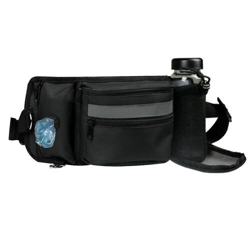 Pochette De Friandise Pour Chien Pour La Formation Distributeur De Sac De Caca Intégré Avec Porte-Bouteille D'eau Caché