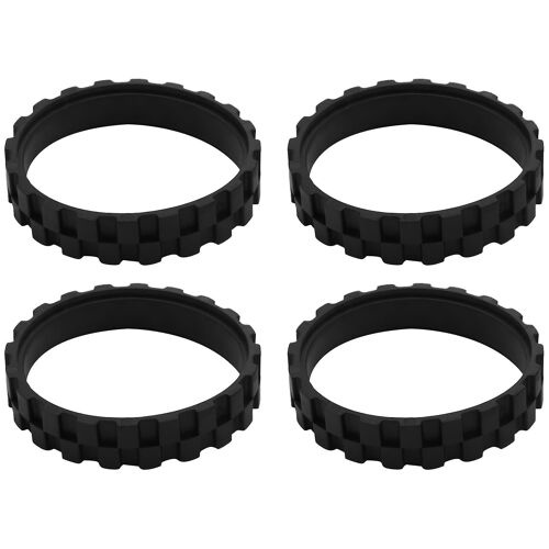 4pcs Peau de pneu compatible Irobot Roomba Roues Série 500, 600, 700, 800
