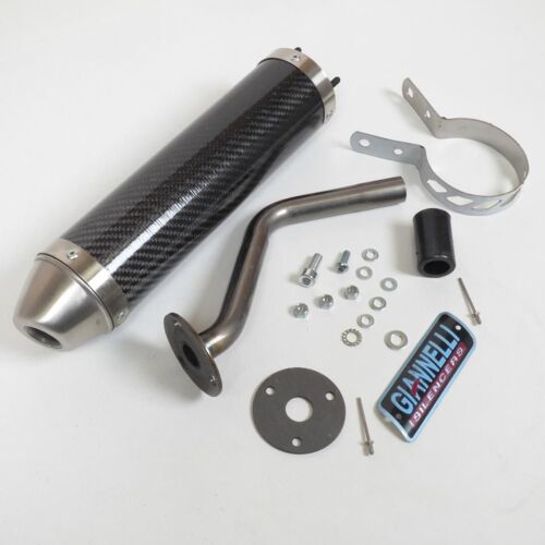 Silencieux D Échappement Giannelli Pour Moto Aprilia 50 Sonic 1999 À 2001 Neuf