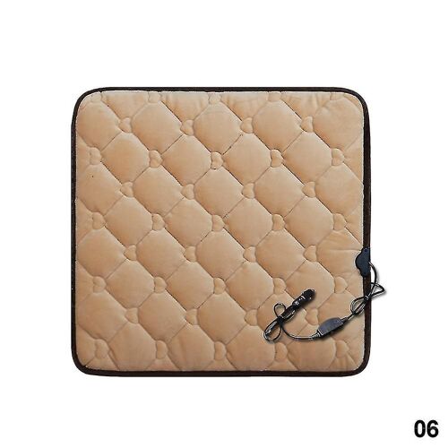 Coussin Chauffant De Voiture Chauffe-Siège Confortable Avec Câble De Cigarette Usb Température Chaude D'hiver Électrique À Chauffage Rapide Réglable-Yh 