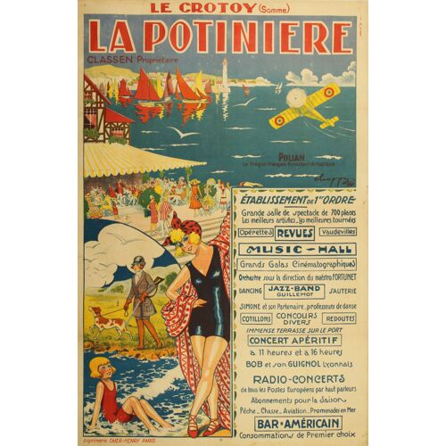 Affiche Crotoy Potinière