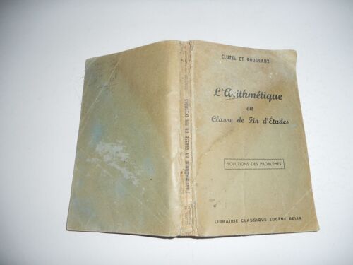 L Aritmetique En Classe De Fin D Etudes De 1955