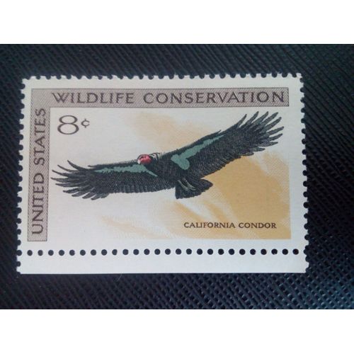 Timbre Etats Unis Yt 930 Condor De Californie (Gymnogyps Californianus) 1971 ( 70106 )