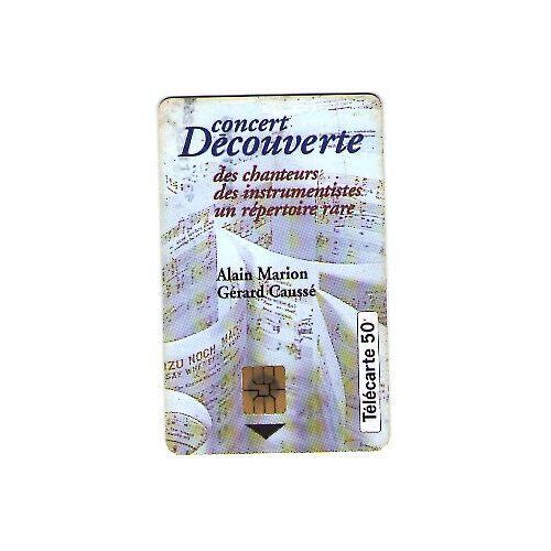 Télécarte - 50 Unités France Telecom - Concert Découverte - 1993
