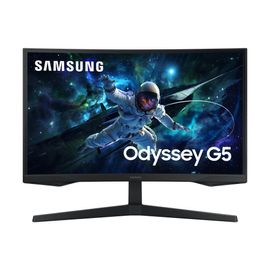 Samsung Odyssey G5 S27CG554EU - G55C Series - Ã©cran LED - jeux - incurvÃ© - 27" - 2560 x 1440 QHD @ 165 Hz - VA - 300 cd/mÂ² - 2500:1 - HDR10 - 1 ms - HDMI, DisplayPort - noir