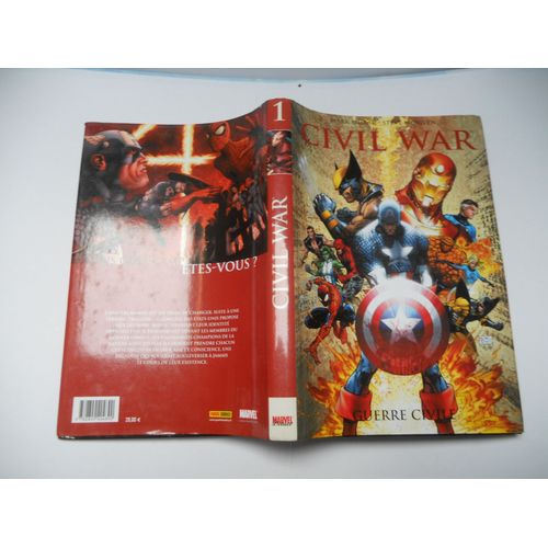 Civil War Tome 1 : Guerre Civile - Intégrale Marvel Deluxe // Tbe