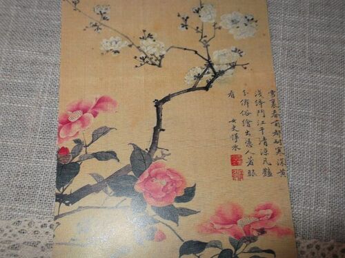 Carte Fleurs Et Insectes De Nu Shi Yun Bing