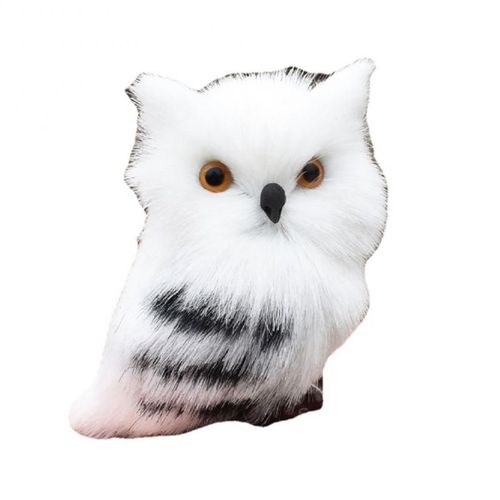 Jouets En Peluche Hibou Mignon Créatif, Accessoires Pour Enfants, Collection Artisanale Faite À La Main, Décoration De Bureau, Figurines Miniatures, Ornements