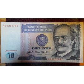 Billet De 10 Intis Du Pérou