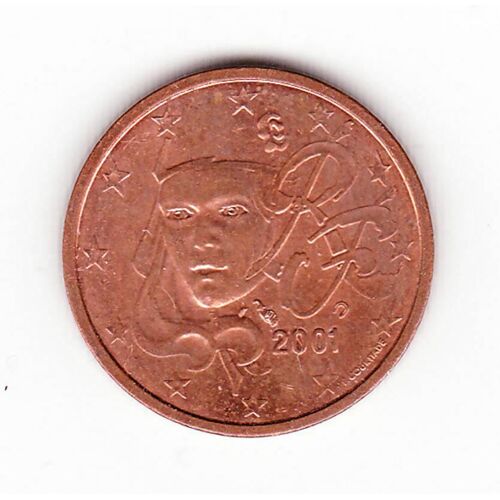 2 Centimes D'euro 2001