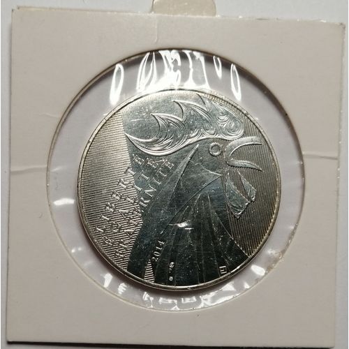 10 Euros Argent Le Coq Année 2014.