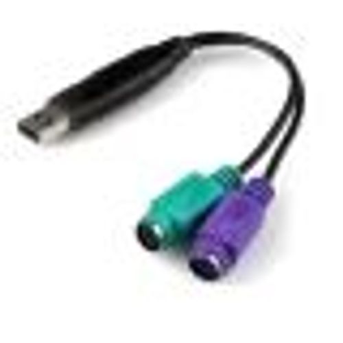 Convertisseur de câble adaptateur USB mâle vers femelle PS2