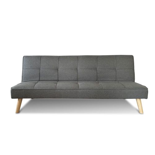 Banquette Clic Clac 3 Places Gris - Siljan