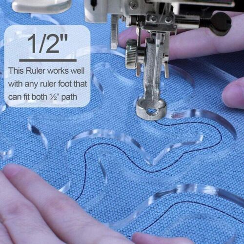 Règle de matelassage pour Machine à coudre, modèle essentiel de matelassage, instrument de Patchwork, accessoires de couture, 1 ensemble