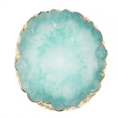 Palette De Couleurs D'Ongles En Résine À Bord Doré, Étagère D'Affichage De Manucure, De Mélange De Peinture, De Dessin, De Boucle D'Oreille À Domicile, Support De Rangement De Bijoux 
