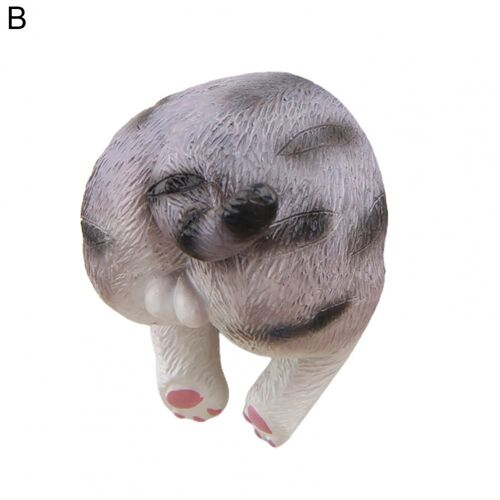 Autocollant de réfrigérateur magnétique écologique en résine multifonction en forme de fesses de chat, Durable, amusant, pour le bureau et la maison, cadeau de décoration pour réfrigérateur