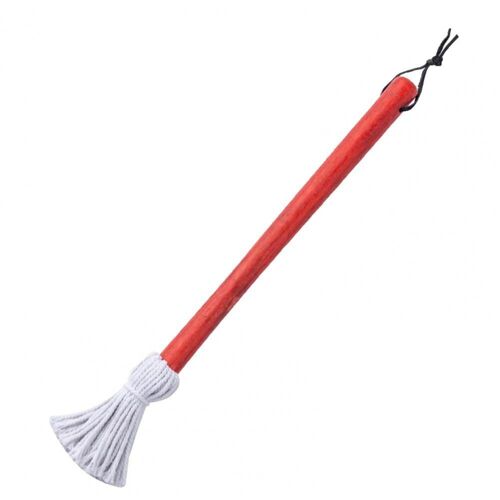 Balai à huile pour Barbecue, manche en bois rouge professionnel de qualité alimentaire, brosse à huile pour Sauce Barbecue