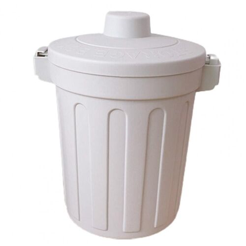 Boîtes de rangement pour stylos décoratifs de bureau, conteneur de déchets solides avec couvercle en PP