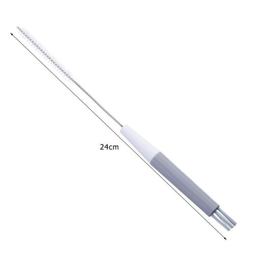 Brosses De Nettoyage De Tube De Verre À Aspiration En Acier Inoxydable, Outils De Nettoyage De Biberons, Brosse Étroite À Long Manche