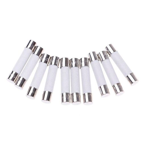 Fusibles électriques en céramique pour micro-ondes, 10 pièces, 20A 250V, fournitures pour la maison, bricolage, 6x30mm