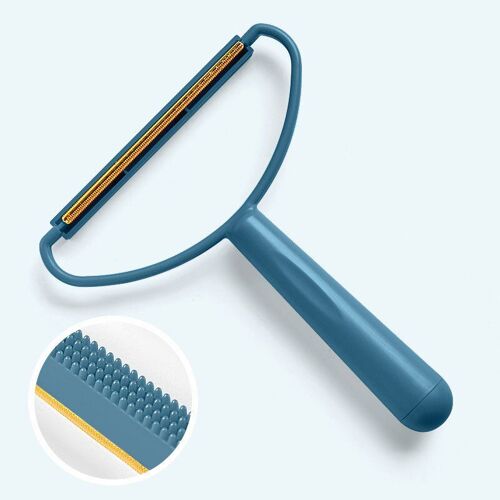 Rasoir multifonctionnel Double face pour enlever les poils, rasoir manuel, brosse pour retirer les poils, nettoyage ménager, 1 pièce