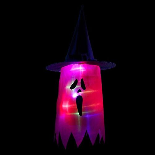Chapeaux De Sorcière Lumineux À Led Pour Halloween, Guirlandes Lumineuses, Guirlandes Lumineuses, À Piles, Pour Décorations