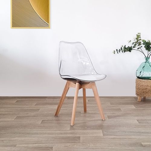 Chaise Scandinave Transparente - Bjorn