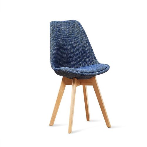 Chaise Scandinave Bleu Patchwork - Bjorn