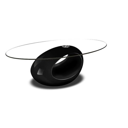 Table basse de salon noire - Symbiose