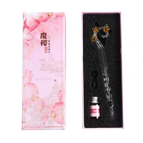 Ensemble De Stylos À Tremper Légers Et Écologiques, 1 Ensemble, Stylo Créatif À Fleurs Pour Étudiant, Cadeau Pour Étudiant