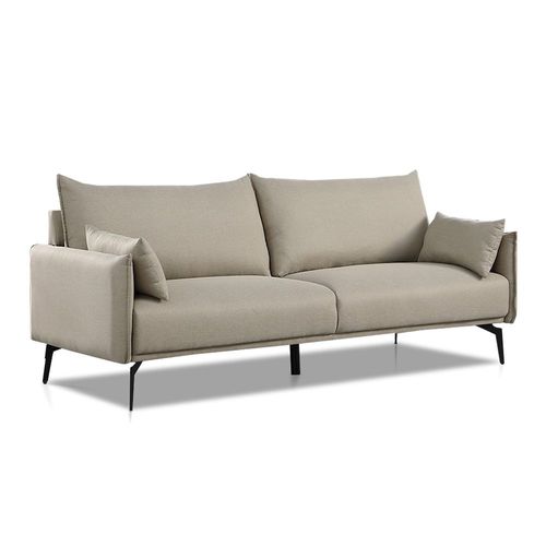 Canapé Scandinave 3 Places Beige - Ivar