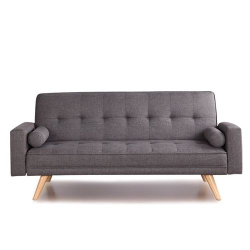 Banquette Clic Clac 3 Places Gris - Vienne