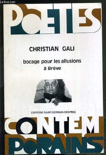 Bocage Pour Les Allusions A Breve / Collection Poetes Contemporains.