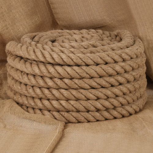 vidaXL Corde de jute 5 m de long 50 mm d'épaisseur