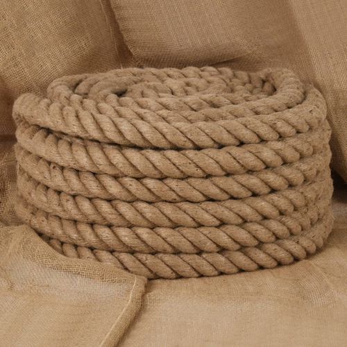 vidaXL Corde de jute 10 m de long 36 mm d'épaisseur