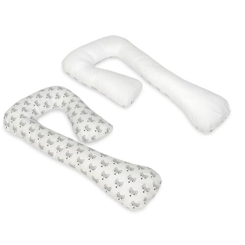 Coussin D'accouchement Pre/Post Natal Renards Blanc