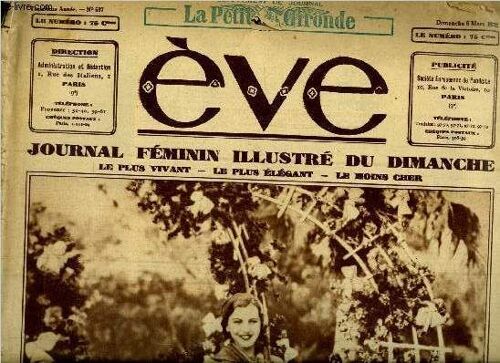 Eve N° 597 - Mlle Aase Clausen, Miss Europe 1932, Les Travaux D Une Exposition De Moussorgsky, Intimité Par René Study, Le Carnaval En France De Tous Les Temps, Minois De Jolies Femmes, Les Coeurs(...)