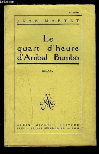 Le Quart D Heure D Anibal Bumbo