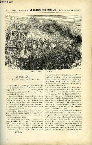 La Semaine Des Familles 12eme Annee N°42 - Le Mont Bezetha Et La Partie Nord-Ouest De Jerusalem De Etienne Marcel, La Fete-Dieu A Paris De Zenaide Fleuriot, Charles Dickens De Henry ...