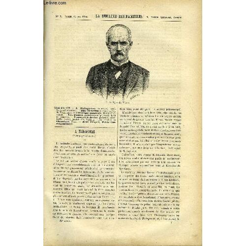 La Semaine Des Familles 34eme Annee N°7 - A Madagascar De Louis D'etampes, Mademoiselle Richelieu De E. Villetard, Chronique Musicale De H. A., Les Pierres Precieuses De Lois De Kerval ...