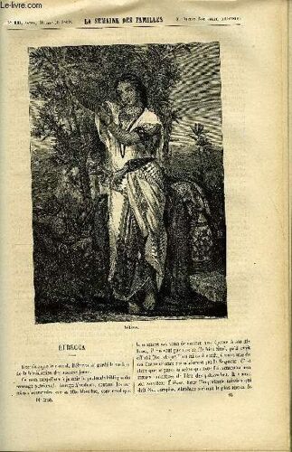 La Semaine Des Familles 11eme Annee N°16 - Rebecca De Alfred Nettement, Les Aventures De Madurec Ix De G. De La Landelle, L'orang-Outang De C. Lawrence, Isabelle De France De Renee De La ...