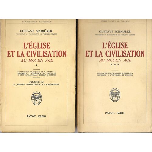 L'eglise Et La Civilisation Au Moyen-Age.