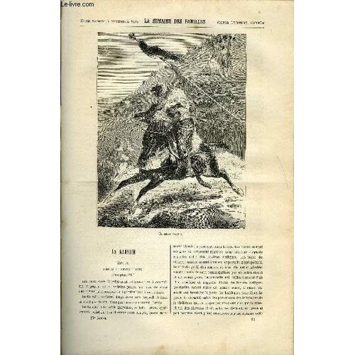 La Semaine Des Familles 27eme Annee N°32 - La Kaylie De S. Dussieux, Ponsardin Freres Iv De Louise Mussat, Une Saint-Hubert De M. De Crotonne, Les Gendres De Mme De Lucenay De Remy ...