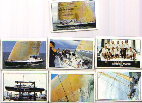 Lot De 7 Boites D'allumettes  / Philumenie / Themes : Voile : Match Suede